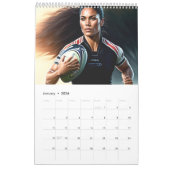 Calendrier Rugby Art (Jan 2026)