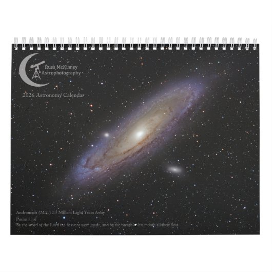 Calendrier Russ McKinney's 2026 Astrophotography Calendar (Protection)