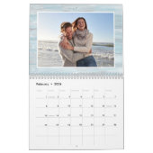 Calendrier Rustic Beach Wood Family Photos 2024 (Feb 2026)