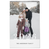 Calendrier Rustic Buffalo Check 2026 Photo Calendar (Protection)