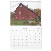 Calendrier Rustique American Barns (Mar 2027)