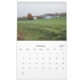 Calendrier Rustique American Barns (Feb 2027)