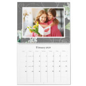 Calendrier Rustique blanc Magnolia Floral Custom 2023 Photo (Feb 2026)