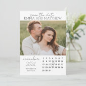 Calendrier rustique vertical Enregistrer la carte  (Debout devant)