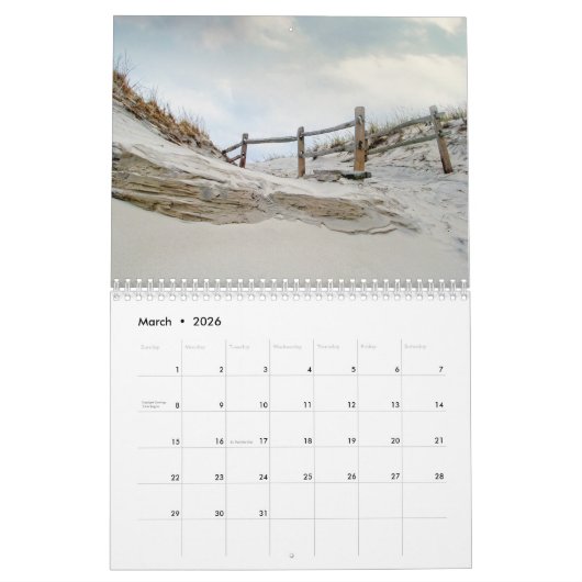 Calendrier - SABLE ET SURF (Mar 2026)