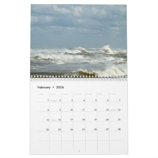 Calendrier - SABLE ET SURF (Feb 2026)