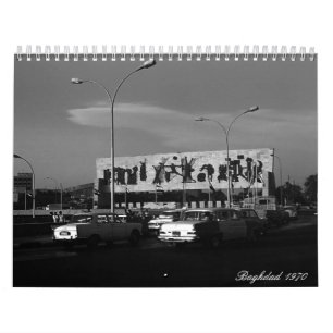 Calendrier Sac vintage Irak Bagdad 1970