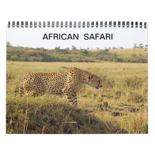 CALENDRIER SAFARI AFRICAIN (Protection)