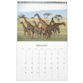 Calendrier safari africain 2027 (Mar 2027)