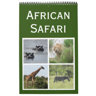 Calendrier safari africain 2027