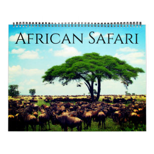 Calendrier safari africain 2027 grand format