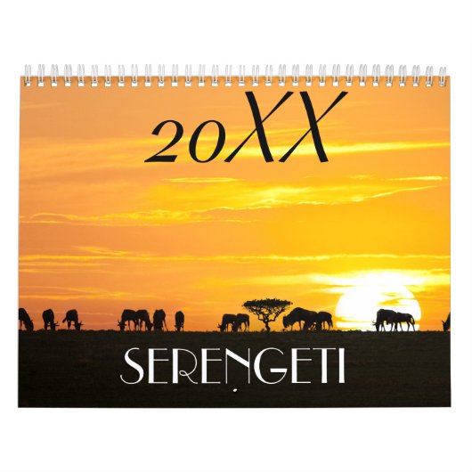 Calendrier safari en Afrique (Protection)