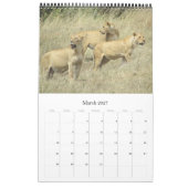 Calendrier safari en Tanzanie (Mar 2027)
