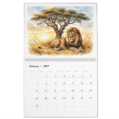 Calendrier Safari Faune et Flore Optimisé pour Deu (Feb 2027)