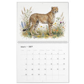 Calendrier Safari Faune et Flore Optimisé pour Deu (Mar 2027)