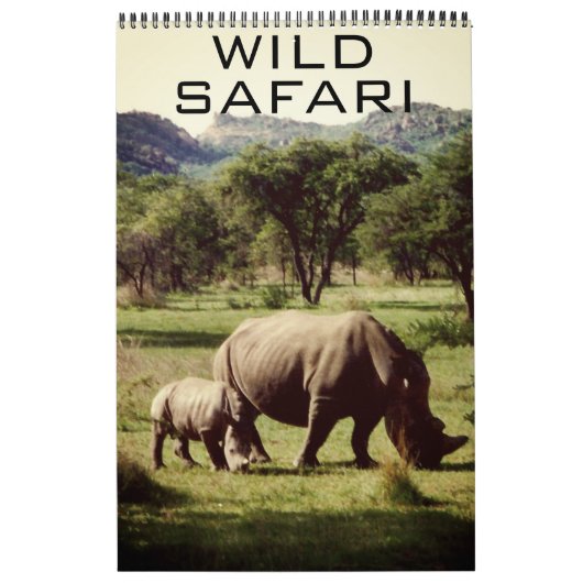 Calendrier safari sauvage (Protection)
