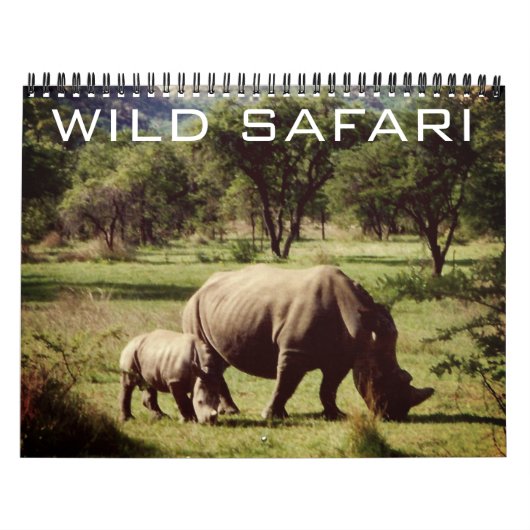 Calendrier safari sauvage 2025 (Protection)