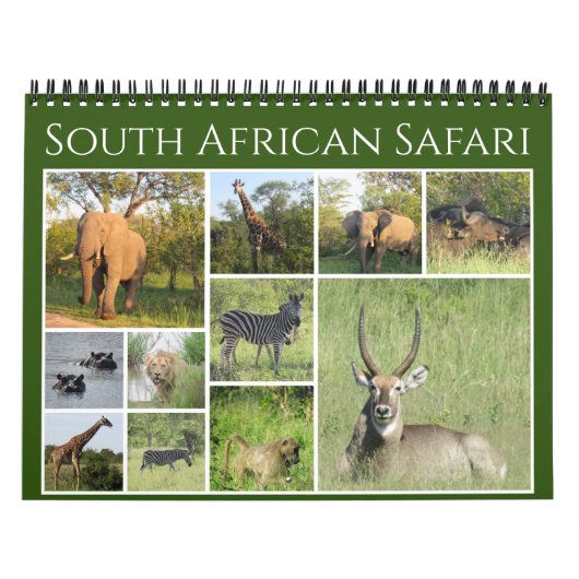Calendrier safari sud-africain 2026 (Protection)