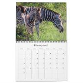Calendrier safari sud-africain 2027 (Feb 2027)
