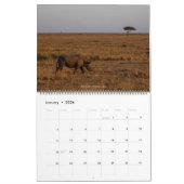 Calendrier Safari Wildlife 2026 Wall Calendar (Big Five & Bey (Jan 2026)