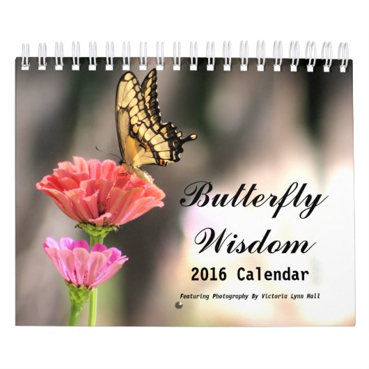 Calendrier Sagesse 2016 de papillon (Protection)