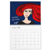 CALENDRIER SAGESSE DES REDHEADS - DES LÉGENDES SONT FAITES (Jan 2027)