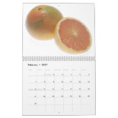Calendrier sain de photographie de fruit (Feb 2027)