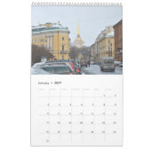 Calendrier Saint-Pétersbourg 12 mois (Jan 2027)