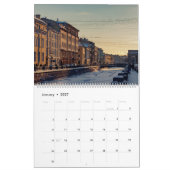 Calendrier Saint Petersburg aesthetic images architecture (Jan 2027)