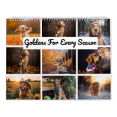 Calendrier Saison Golden Retriever Calandar (Protection)