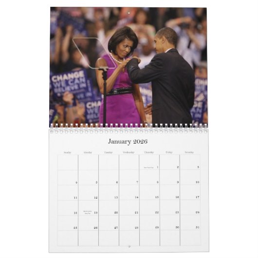 Calendrier Saison primaire de Barack Obama (Jan 2026)