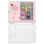 Calendrier saisonnier des chats avec Bud et Tony (Feb 2026)