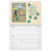 Calendrier saisonnier des chats avec Bud et Tony (Mar 2026)