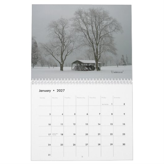 Calendrier "Saisons" 4 Saisons de beauté (Jan 2027)