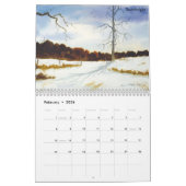Calendrier Saisons dans l'aquarelle (Feb 2026)