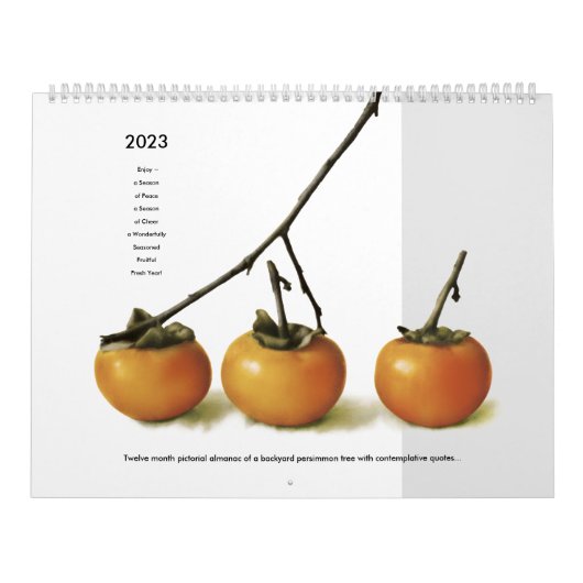 Calendrier Saisons d'un Jardin Persimmon Tree photo (Protection)