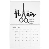 Calendrier Salon de beauté Coiffeur coiffeur coiffeur (Feb 2026)