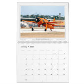 Calendrier Salons de l'aéronautique vintages et air emballant (Jan 2027)