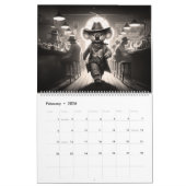 Calendrier Saloon Safari Calendar (Feb 2026)
