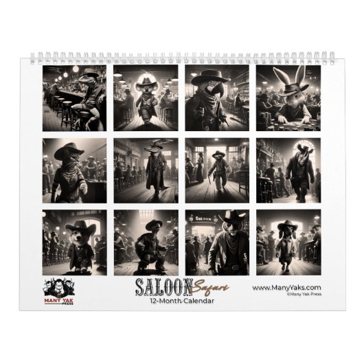 Calendrier Saloon Safari Calendar (Protection)