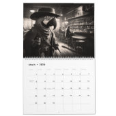 Calendrier Saloon Safari Calendar (Mar 2026)