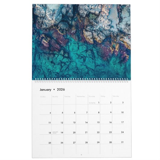 Calendrier Salutations à l'été ! (Jan 2026)