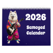 Calendrier Samoyed Calendar (Protection)