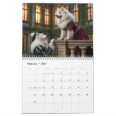Calendrier Samoyed Calendar (Feb 2027)