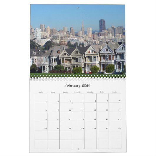 Calendrier San Francisco - Californie - États-Unis (Feb 2026)
