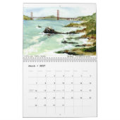 Calendrier San Francisco et le Golden Gate (Mar 2027)