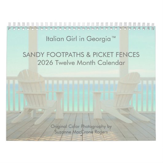 Calendrier Sandy Footpaths & Picket Fences - 2026 Calendar (Protection)