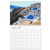 Calendrier santorini Calendar (Feb 2027)