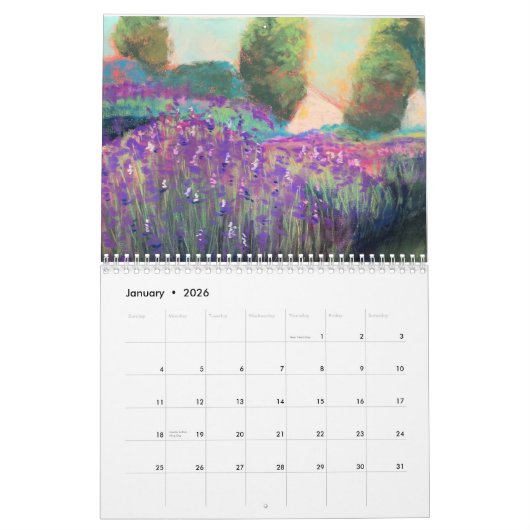 Calendrier Sarah Orre Art 2021 (Jan 2026)