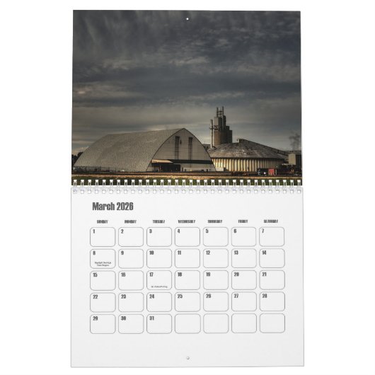 Calendrier Saskatchewan-Canada (Mar 2026)